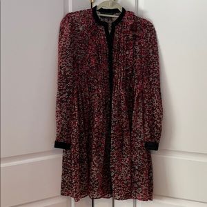 The Kooples size 1 sheer polka dot dress